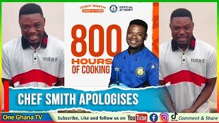 Chef Smith Cr!es, Confesses And Apologises - I Registered But Wasn't Accepted to Do The Cook A Thon