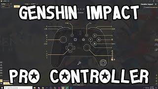 How to Use a Switch Pro Controller for Genshin Impact on PC!