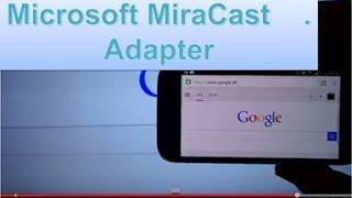 Microsoft Miracast Adapter ScreenMirroring am TV einrichten