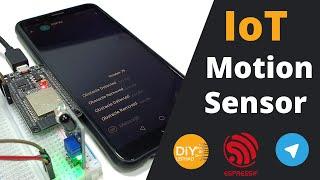 IoT Motion Sensor Demo | Telegram + ESP32