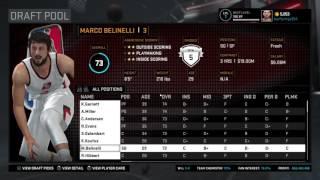 NBA 2K16 MyGM Part 1 The Draft (Superstar Difficulty)