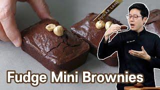 Mini Fudge Brownies | Best brownies you can make