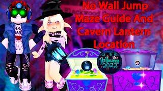 SUPER EASY No Wall Jump Maze Guide And Nightmare Cavern Lantern Chest Location Royale High Halloween