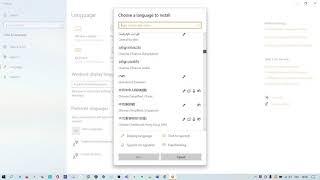 How To Change Language on Windows10