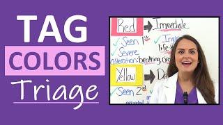 Triage Tag Color Coding Categories: Disaster Nursing School Review NCLEX