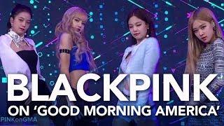 BlackPink는 'Good Morning America'에서 '두두 두두'를 공연합니다.