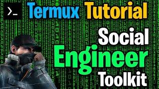 Termux Tutorial for Beginners :- Social Engineering Toolkit SET|  Complete Installation