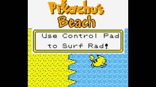 Surfing Pikachu minigame in Pokemon Yellow