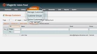 Magento Tech geeks Tutorials #16   How To Manage Your Customers