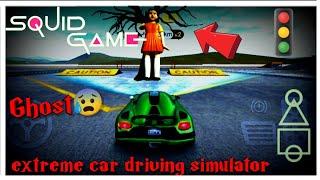 🟥🟩 Squid game in extreme car driving simulator 'ghost' | red light green light | #gaming #squidgame