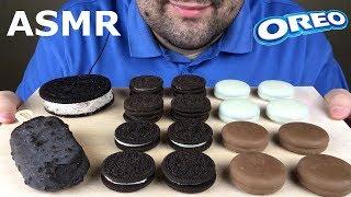 ASMR OREO PARTY (Ice Cream and Cookies) Eating Sounds *NO TALKING*