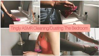 ASMR Household Cleaning/Dusting the Bedroom With No Talking