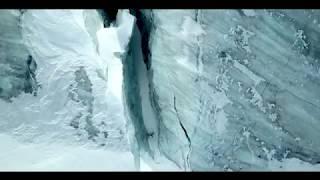 3D Sound, listen only in headphones. Ak-Say Glacier  3800m  by drone. Welcome to Kyrgyzstan.