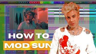 HOW TO MOD SUN | Breaking down a lit POP PUNK beat (logic pro x)