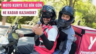 Moto kurye Ne kadar Kazanıyor? | Kurye ile bir gün | Yemeksepeti Express 2024