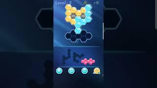 Brain Training Hexa block puzzle game level 5 #shorts #gameplay #igamez