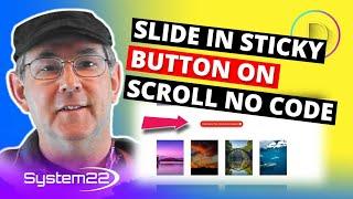 Divi Theme Slide In Sticky Button On Scroll No Coding 