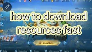 How to fix or download ML resources fast 2023|subscribe na rin