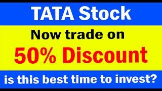 This TATA stocks trade on 50% discount | Learn how to draw support & resistance  | heavy discounted