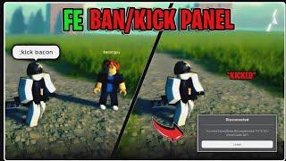 [ FE ] Ban/Kick Panel Script - Kick/Ban Everyone fr! | Roblox Scripts *2024*