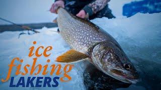 Thorne Bros. | Ice Fishing Lake Trout w/ Doug Wegner and Thatcher from Drop Tine Tackle