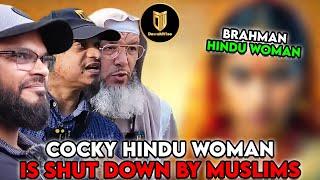 Hindu Woman RUNS When Muslim Brings Up Her Scripture | Hashim | Mansur | Sh. Ibn Hazm