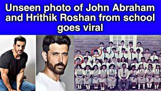 Unseen photo of John Abraham and Hrithik Roshan from school goes viral