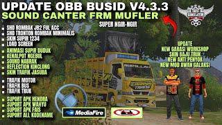 OBB BUSSID V4.3.3 SOUND CANTER FRM MUFLER SUPER NGIR-NGIR | UPDATE