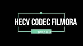 HEVC CODEC INSTALL WINDOWS 10 Y WINDOWS 11 FILMORA ERROR FIX 2024