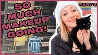 SATISFYING AND BRUTAL MAKEUP DECLUTTER PART 2 | MAKEMEUPMISSA