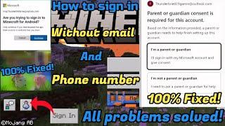 how to solve sign in problems | how to sign in Minecraft | fix all sign in problems #minecraftsignin