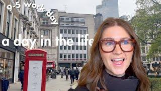 a *realistic* London day in the life : 9-5 office job | accountant, morning routine, food haul