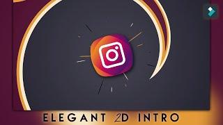 Elegant 2D Intro For Filmora X | Free Template Download