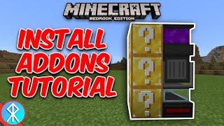 How To Use/Install Addons (Minecraft Bedrock/MCPE/Xbox/Win10)