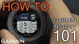 How to use Garmin Instinct (User Guide 101)