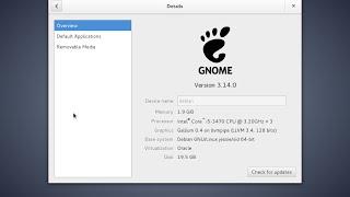 Install Debian 8 Jessie Beta 2 amd64. GNOME Desktop.