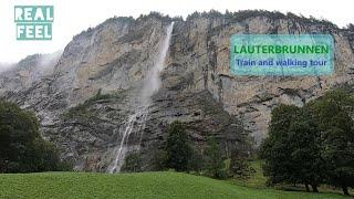 A walk in Lauterbrunnen, Switzerland. The Valley of 72 waterfalls!