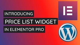 How to Add and Style Price List Widget in Elementor Pro | Elementor Pro Tutorial 2021