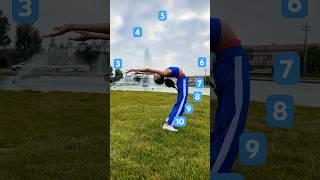 How far can you go? Viral Backbend Challenge by@annamcnulty #tiktok #viral #shortsfeed