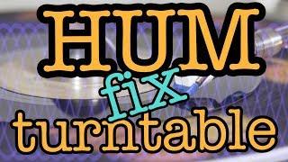 Turntable hum noise fix tutorial [part 1: how to ground]  vinyl stories 