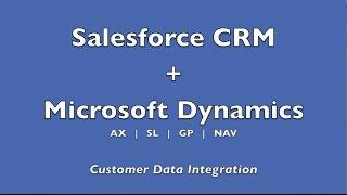 Salesforce CRM and Microsoft Dynamics Data Integration