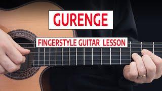 DEMON SLAYER: Gurenge - Guitar Fingerstyle FULL Lesson/Tutorial