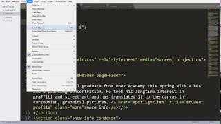 Sublime Text Tutorials 5 - How to show and hide Menu,  Minimap , Status Bar , Console and Side bar