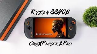 The New 8840U ONEXPLAYER 2 Pro First Look! Big Screen Power In The Palms Of You Hands!