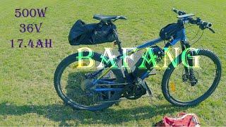 Bafang 500w mid drive motor range test