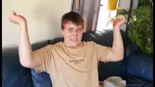 Severely autistic boy having a melt down