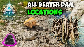 (ASA Astraeos) ALL Beaver Dam Locations in Ark Survival Ascended