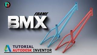 Autodesk Inventor Tutorial : BMX Frame (Bicycle Frame)