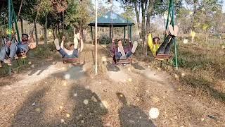 Bijay Prasad kushwaha is swinging with friends | Swing enjoyment video