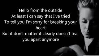 Adele – Hello (Lyric Video)